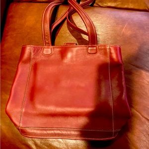 Never Worn Red Coach Tote pocketbook